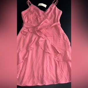 Trixxi For Francesca Mauve Strappy Ruffle Dress Size Medium NWT